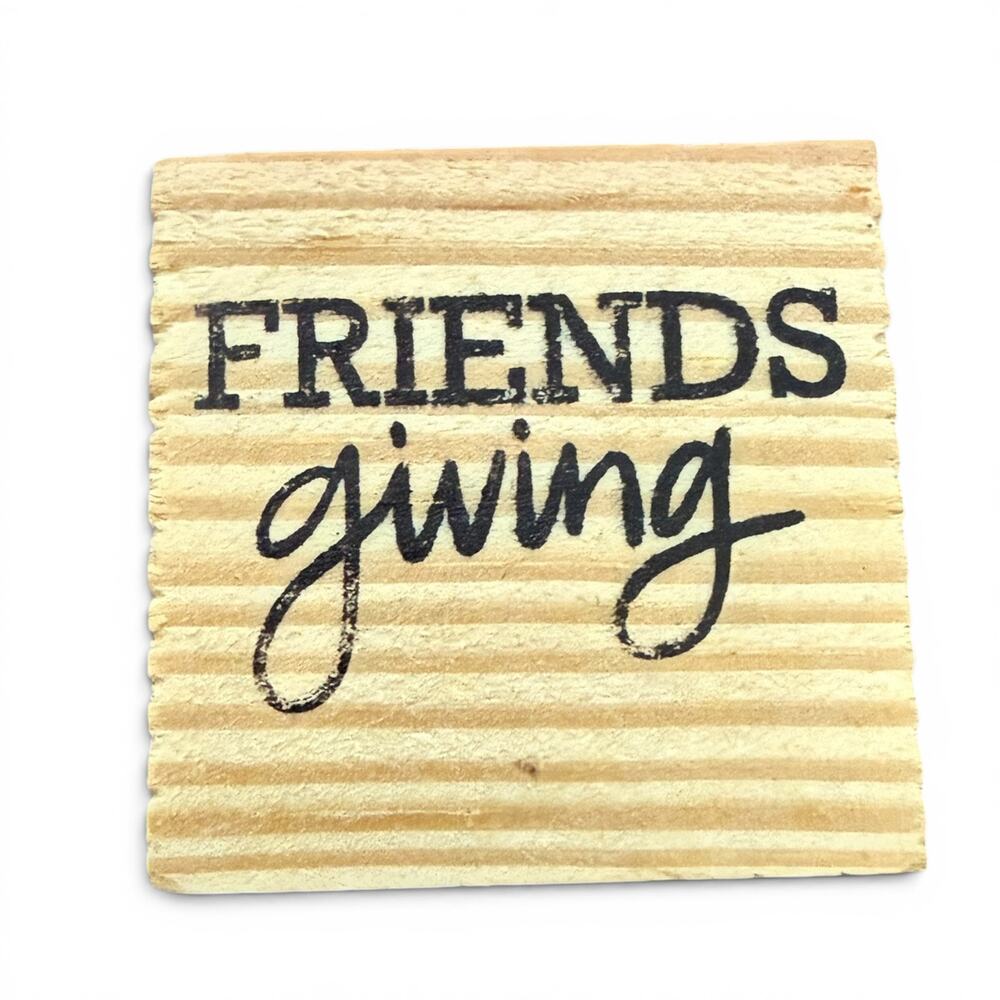 Friendsgiving Unbranded Rubber Stamp